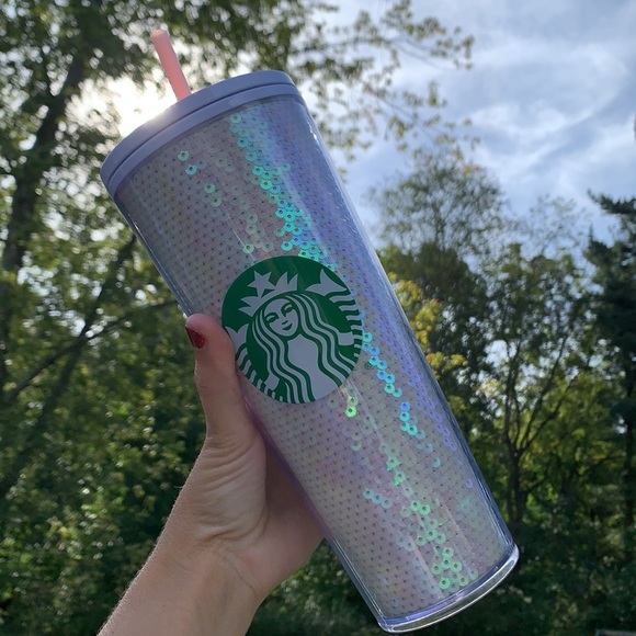 Starbucks pearl sequin tumbler - Picture 2 of 14